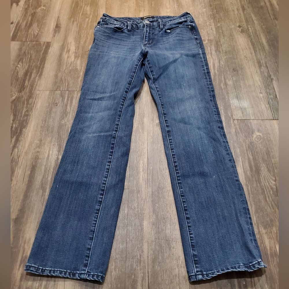 Buffalo Hope Mid Rise Straight Denim Jeans - Picture 2 of 6